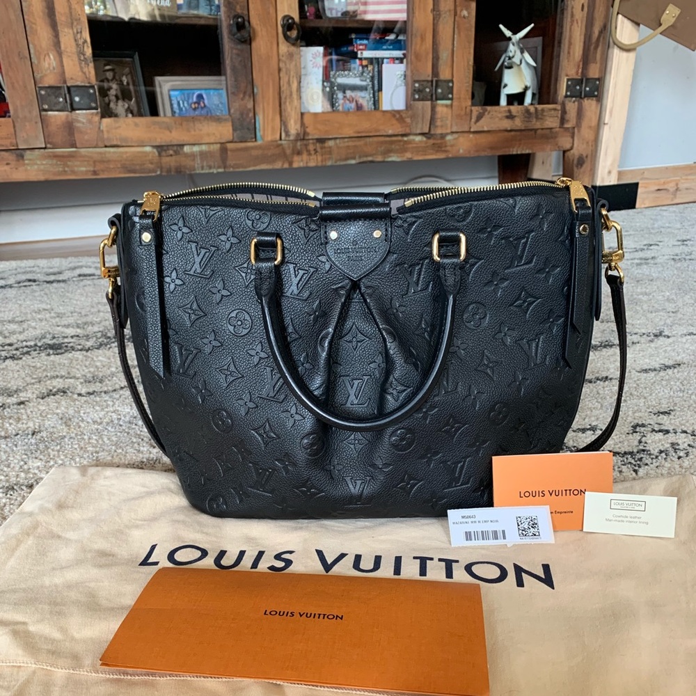 Louis Vuitton Mazarine Monogram Empriente MM Noir